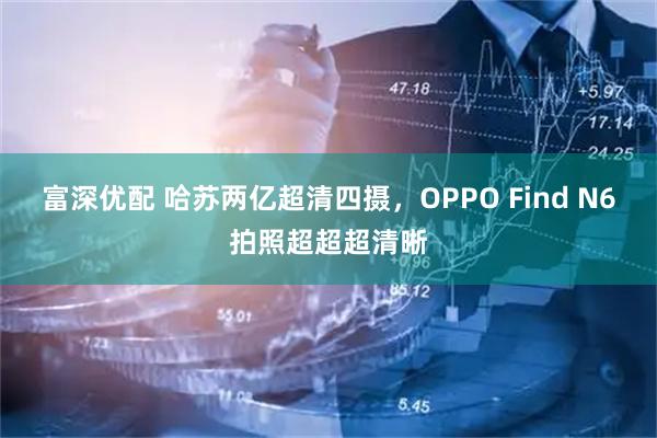 富深优配 哈苏两亿超清四摄，OPPO Find N6拍照超超超清晰